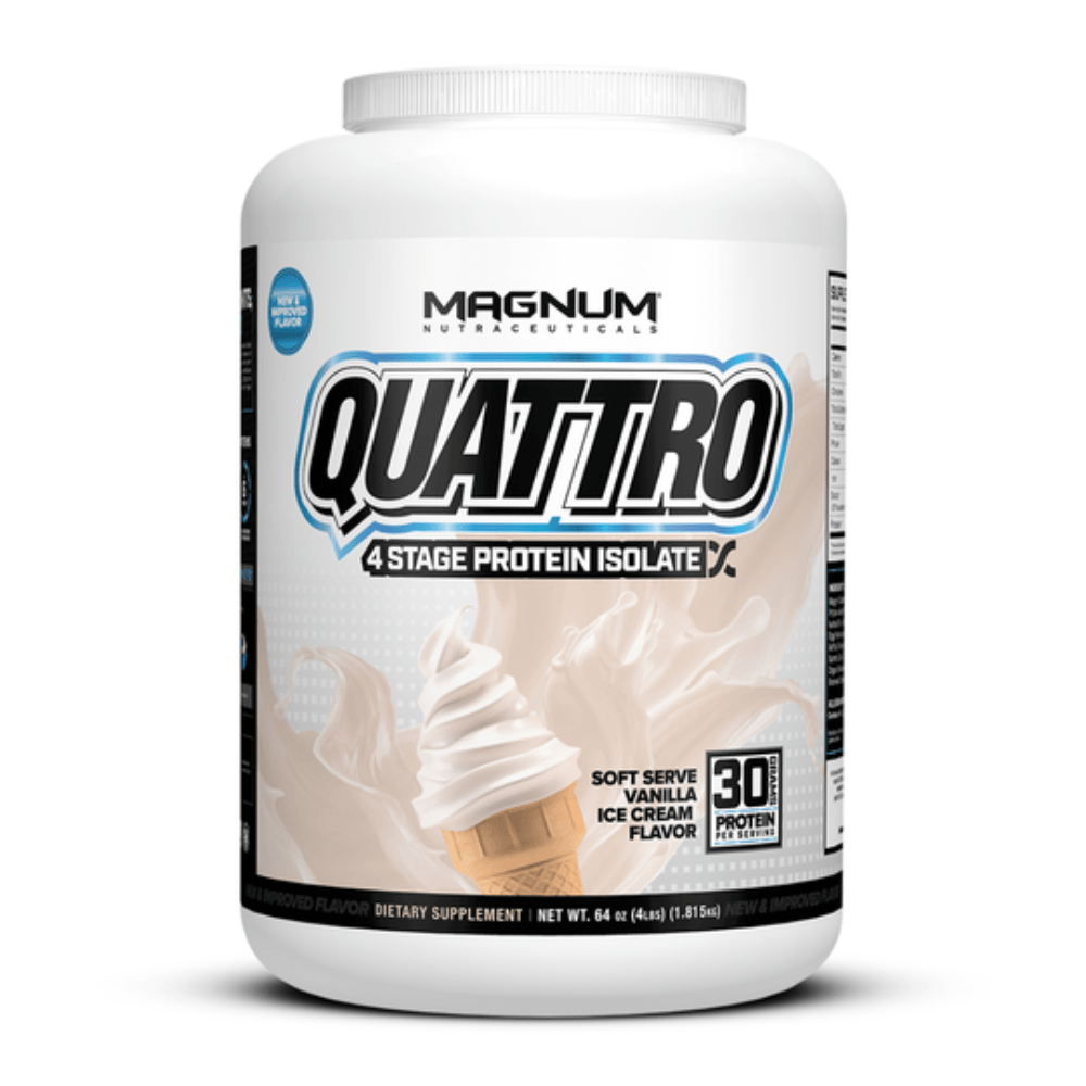 Magnum Quattro 4lb Protein Powders Magnum Vanilla Ice Cream