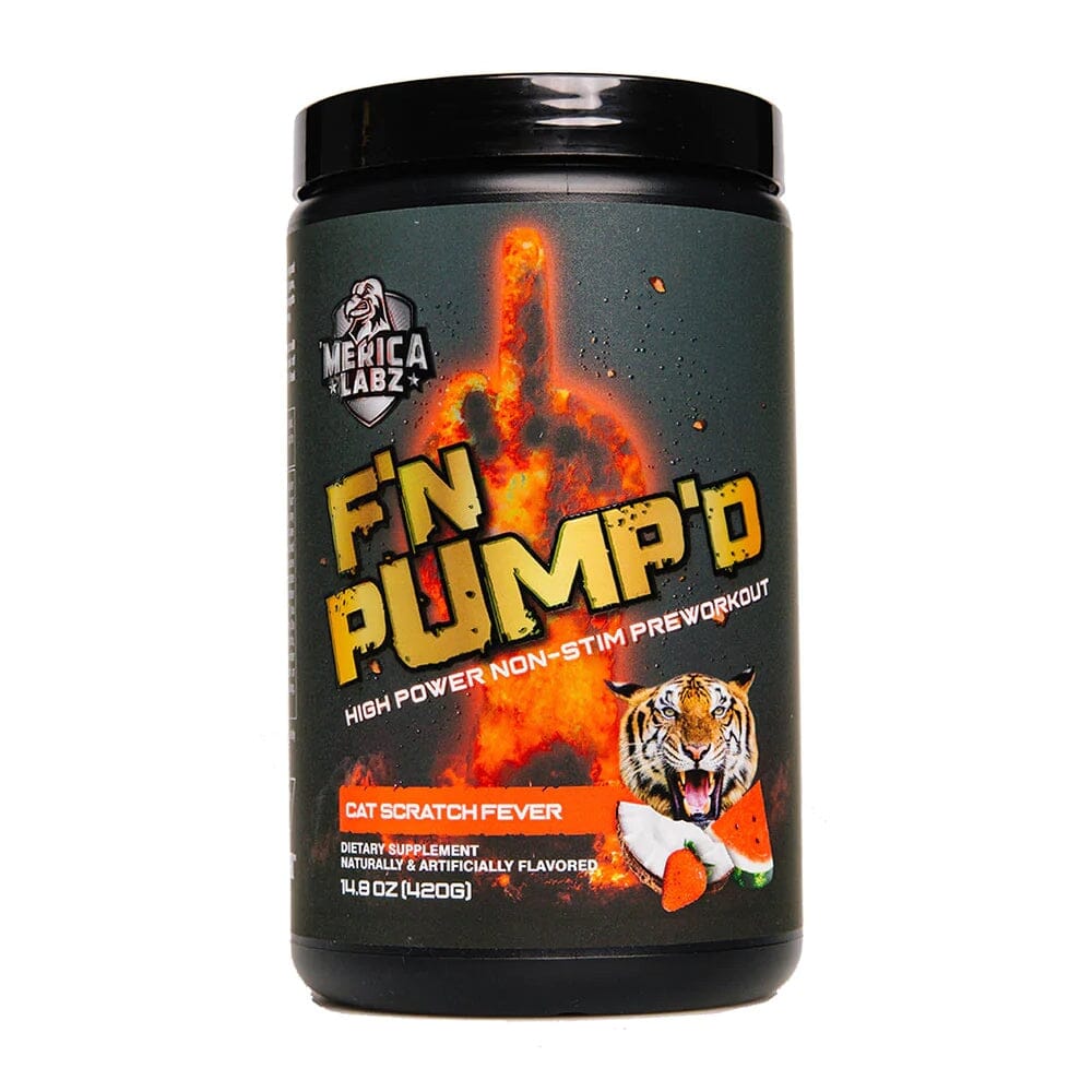 'Merica Labz F'n Pump'd 20 Servings Sports Performance Recovery 'Merica Labz Cat Scratch Fever