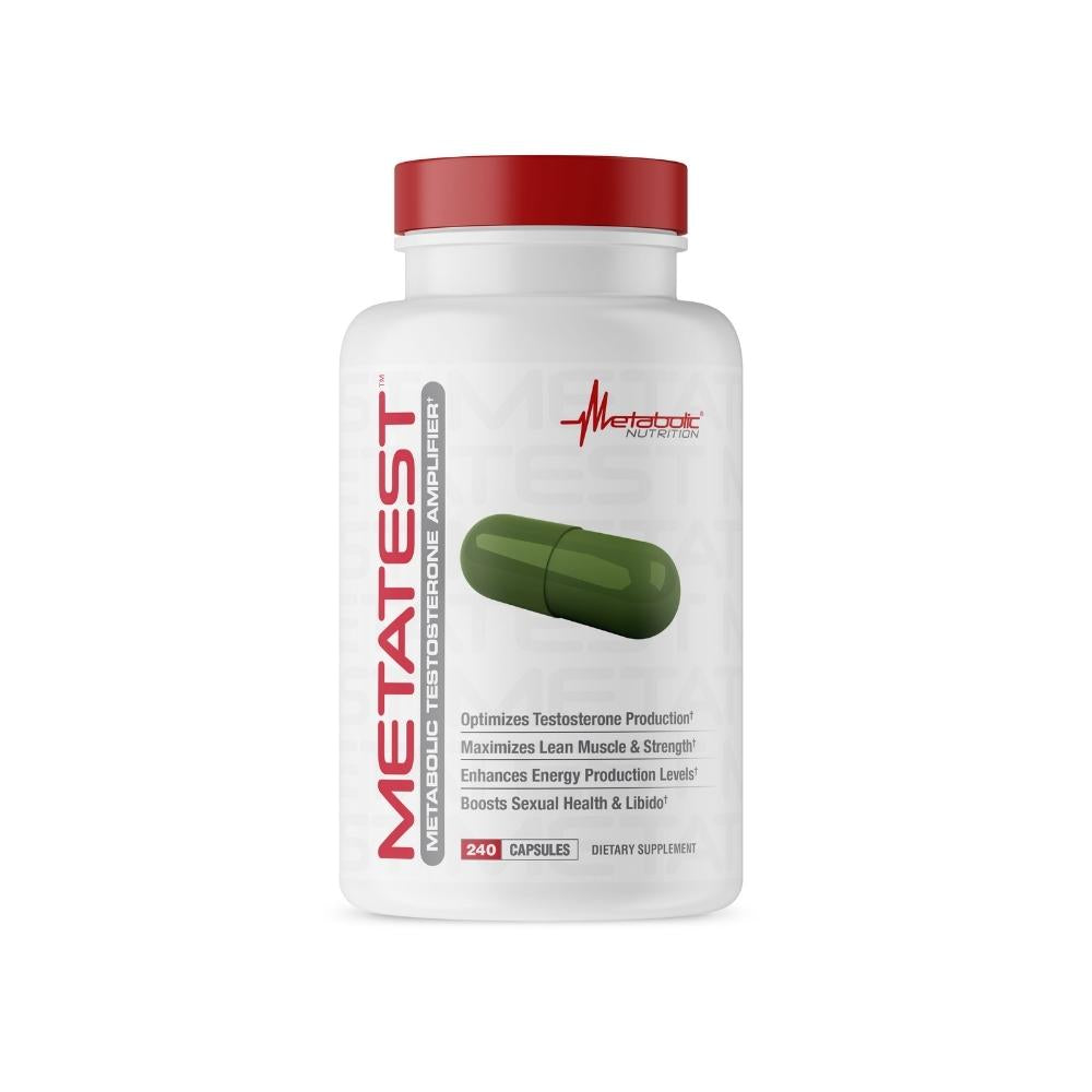 Metabolic Nutrition Metatest 240 Capsules Testosterone Boosters Metabolic Nutrition