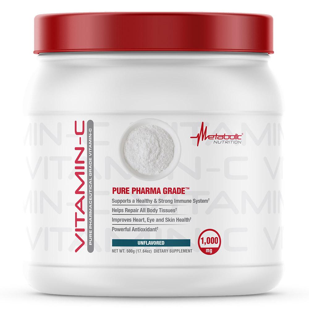 Metabolic Nutrition Vitamin C 500g Vitamins & Minerals Metabolic Nutrition (4512150978625)