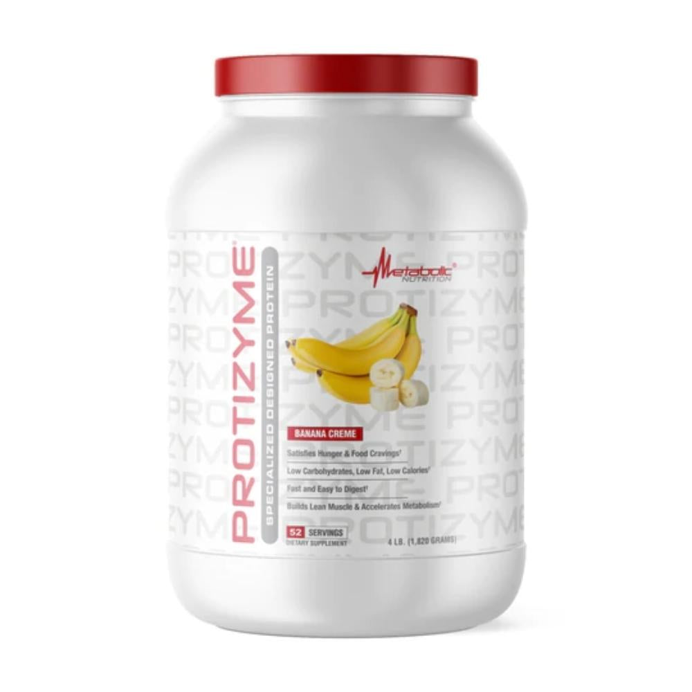 Metabolic Nutrition Protizyme 4 Lbs Protein Metabolic Nutrition Banana Creme