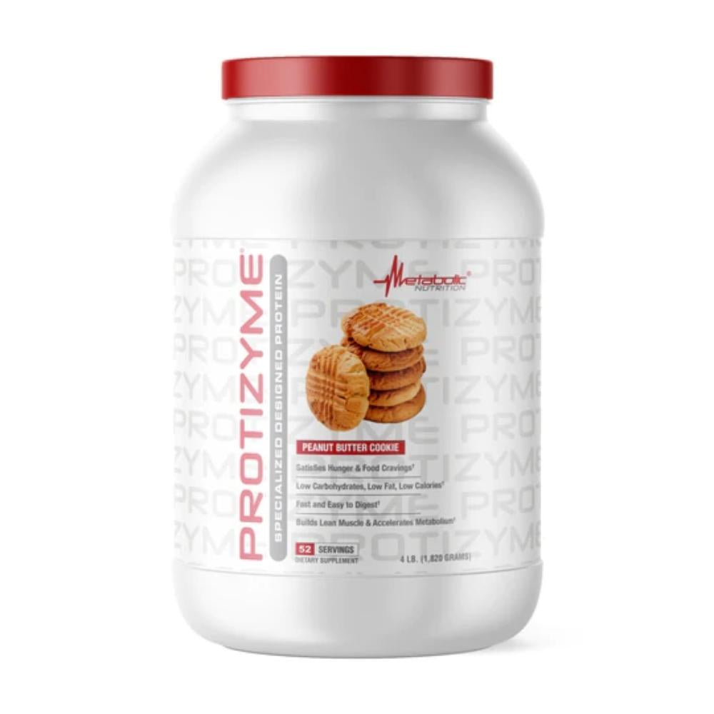 Metabolic Nutrition Protizyme 4 Lbs Protein Metabolic Nutrition Peanut Butter Cookie