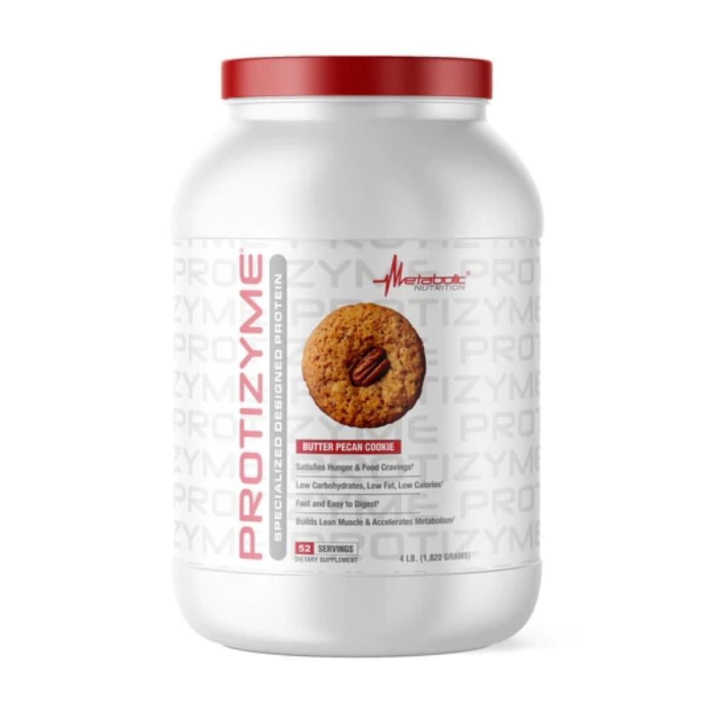 Metabolic Nutrition Protizyme 4 Lbs Protein Metabolic Nutrition Butter Pecan Cookie