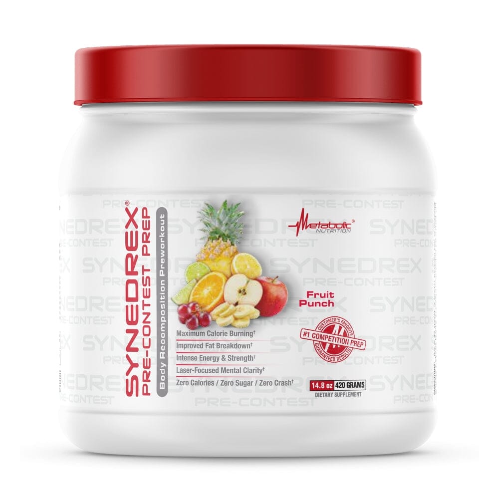 Metabolic Nutrition Synedrex Pre-Workout 420 Grams Fat Burner Metabolic Nutrition Fruit Punch