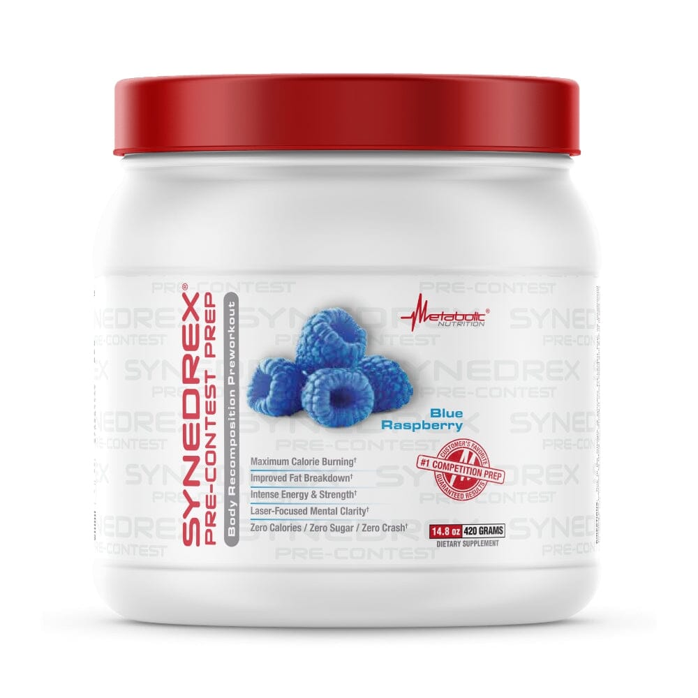 Metabolic Nutrition Synedrex Pre-Workout 420 Grams Fat Burner Metabolic Nutrition Blue Raspberry