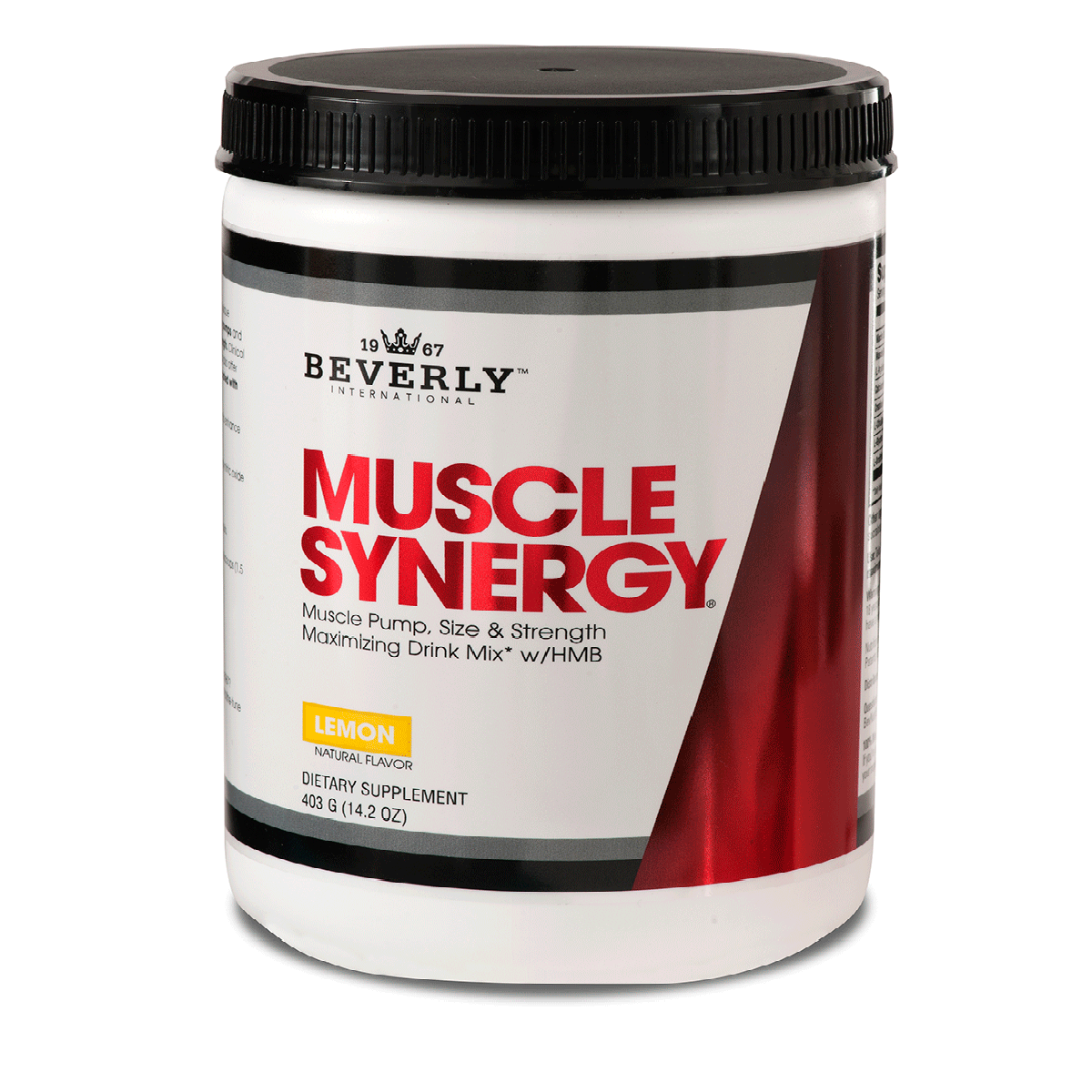 Beverly International Muscle Synergy Powder Lemon 403 Grams Pre-workout Beverly International (1058316255275)