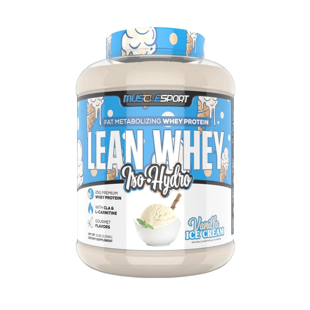 Muscle Sport Lean Whey Revolution 5lb Protein Powders Muscle Sport Vanilla Ice Cream