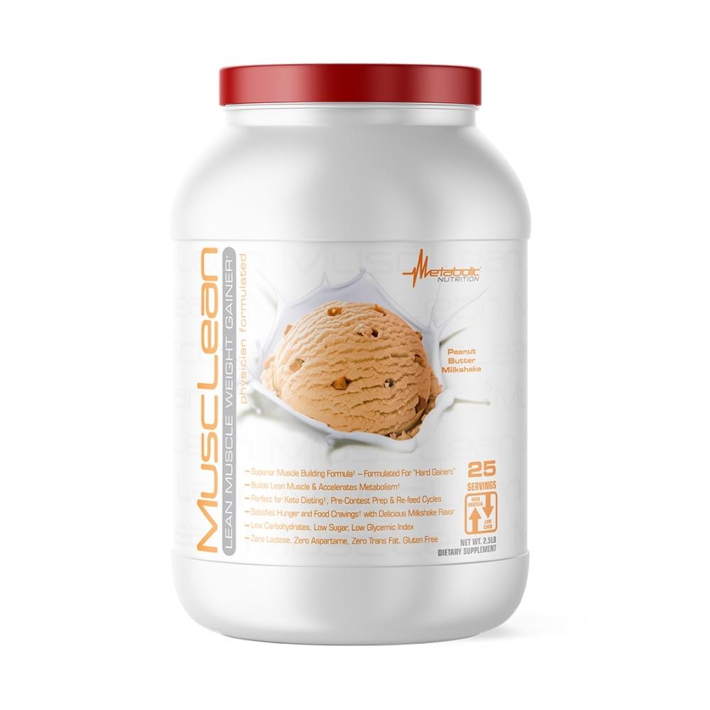 Metabolic Nutrition MuscLean 2.5 Lbs Protein Metabolic Nutrition Peanut Butter Milkshake