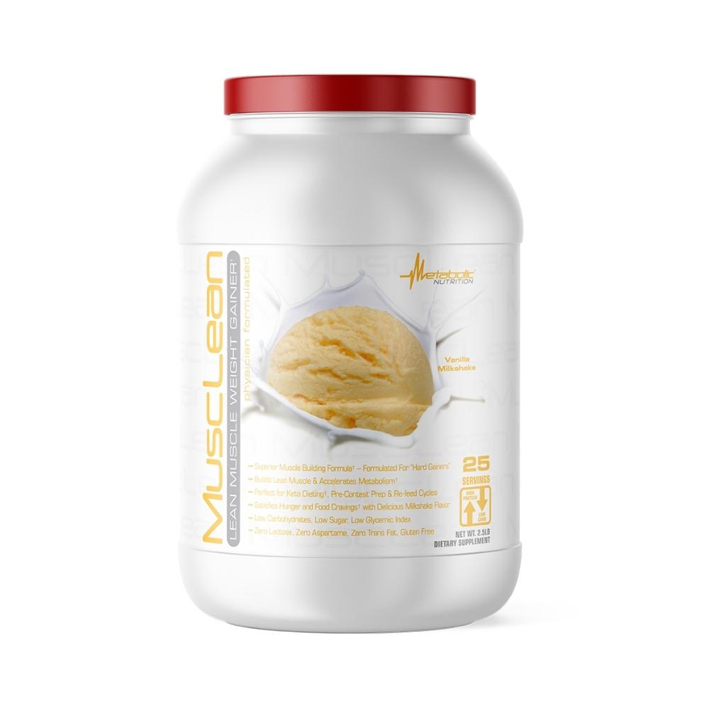 Metabolic Nutrition MuscLean 2.5 Lbs Protein Metabolic Nutrition Vanilla Milkshake