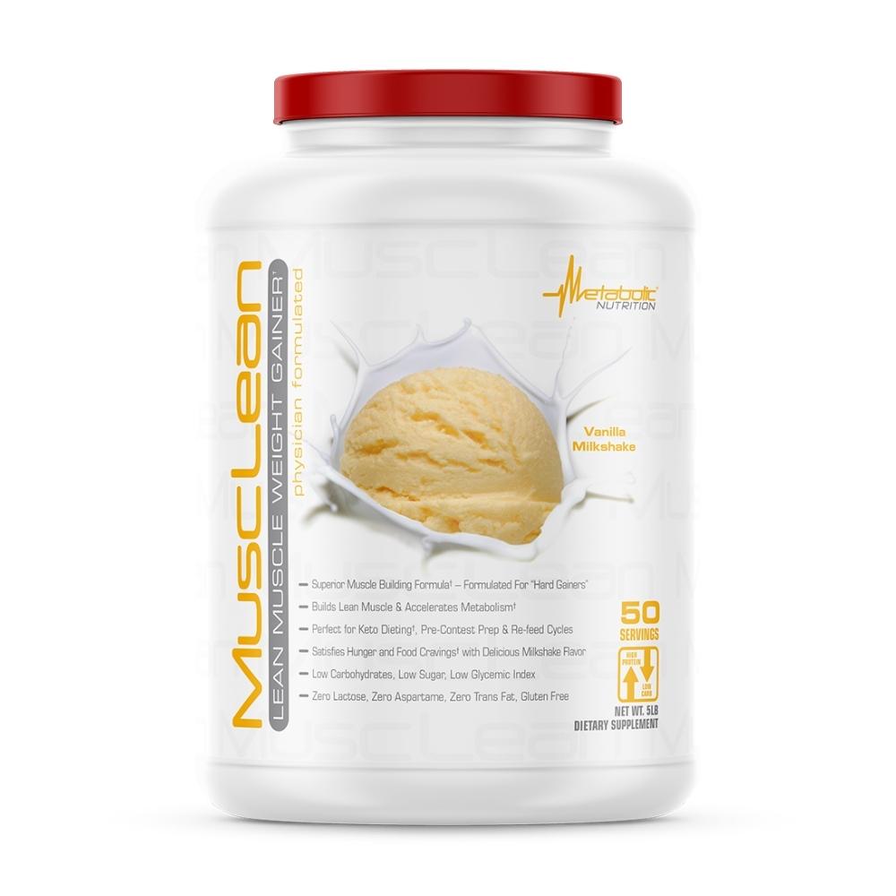 Metabolic Nutrition MuscLean 5 Lbs Protein Metabolic Nutrition Vanilla Milkshake