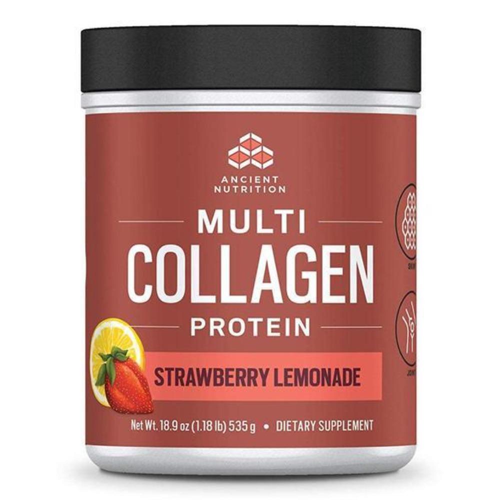 Ancient Nutrition Dr. Axe Multi Collagen Protein 45 Servings Protein Powders Ancient Nutrition Strawberry Lemonade