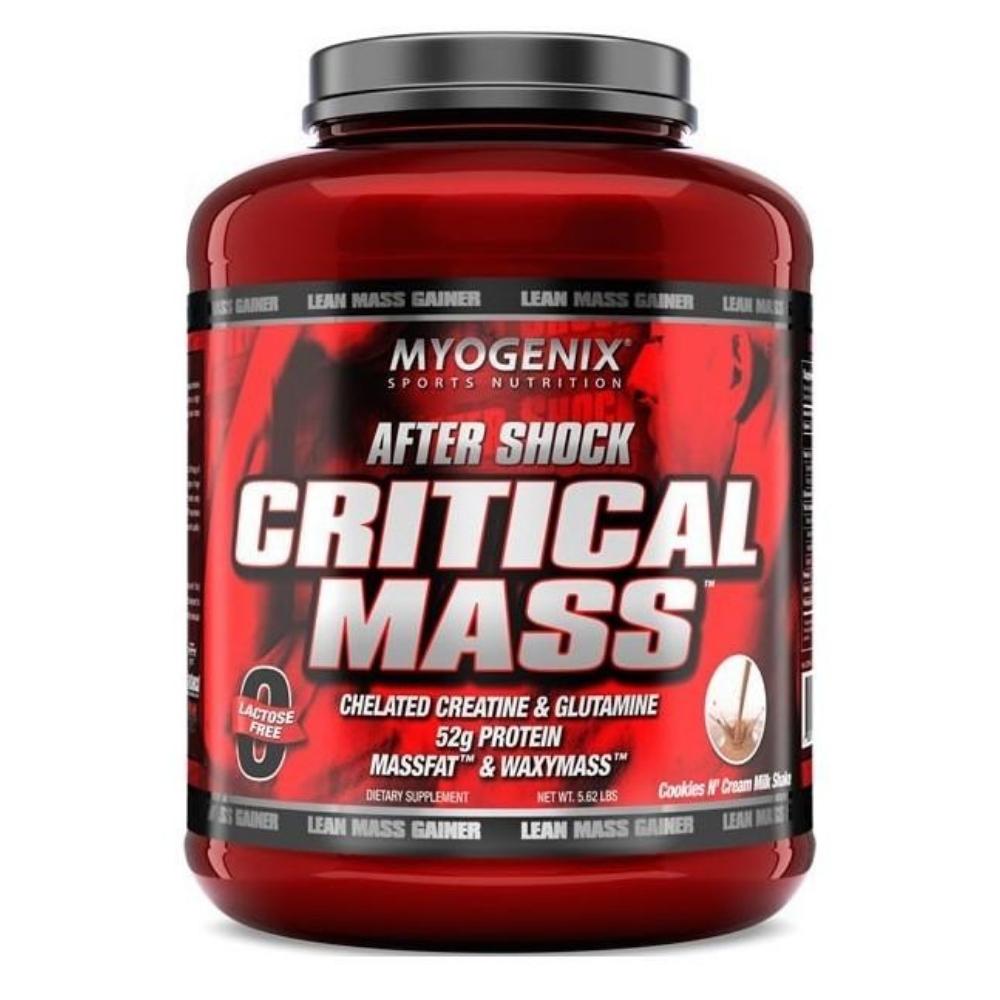 Myogenix Aftershock Critical Mass 15 Servings Weight Gain Myogenix Cookies N' Cream Milkshake