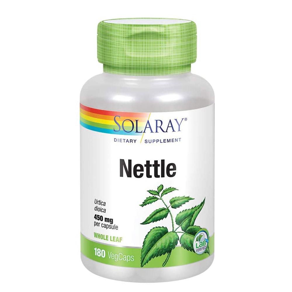 Solaray Nettle Leaves 450mg 100 caps Herbs Solaray (1057888895019)