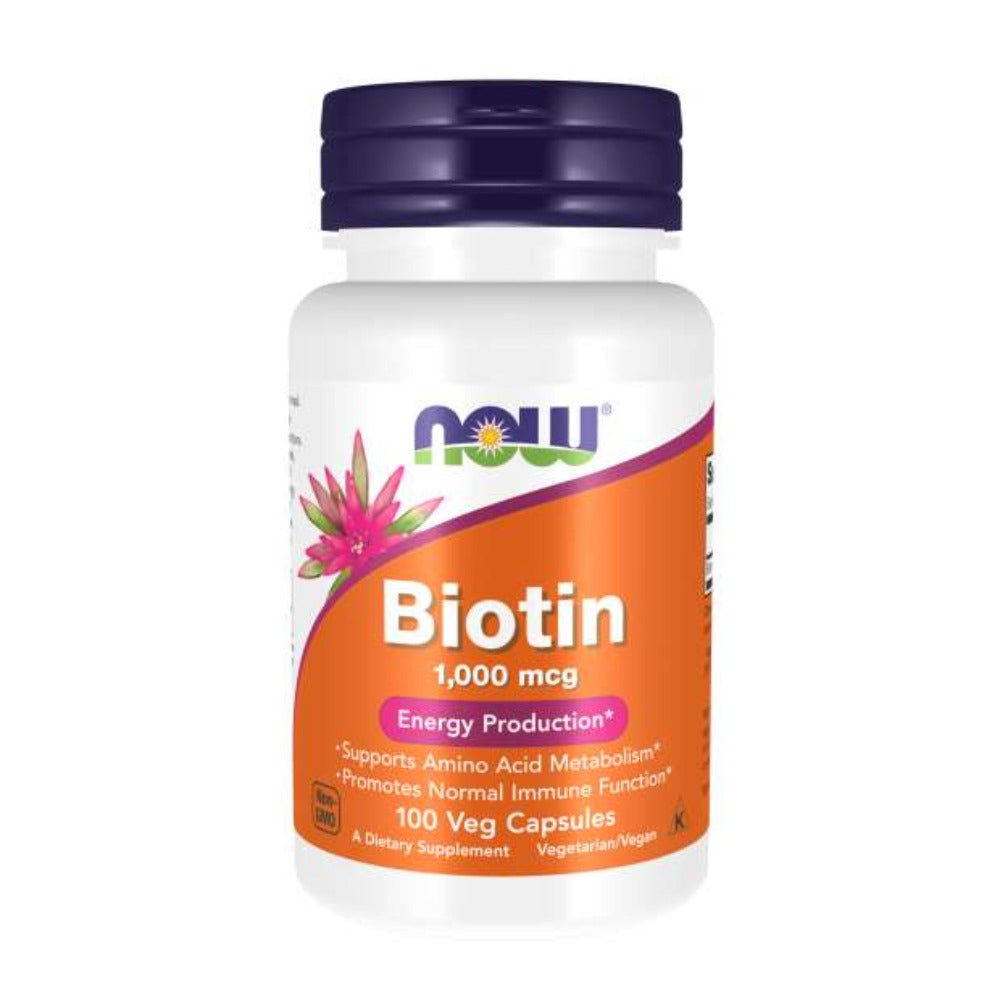 NF BIOTIN 1000mcg 100C Vitamins & Minerals Now Foods