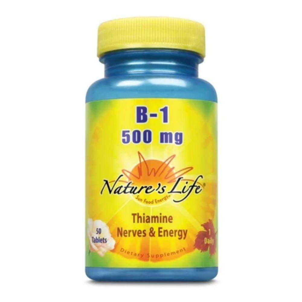 Nature's Life B-1 500mg 50 Tablets Special Orders Nature's Life