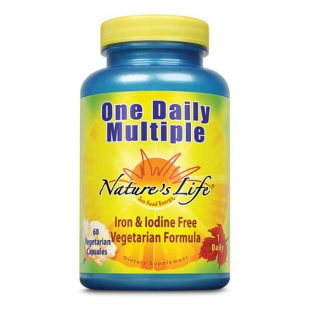 Nature's Life One Daily Multiple 60 Vege Capsules Multi Vitamins Nature's Life