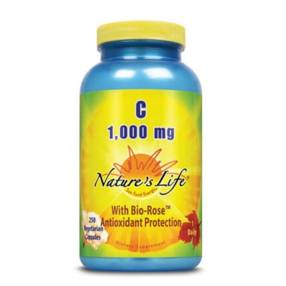 Nature's Life Vitamin C 1000mg 250 Capsules Vitamins & Minerals Nature's Life
