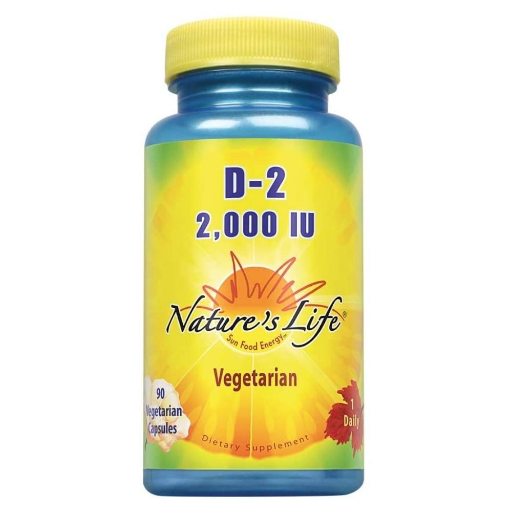 Nature's Life Vitamin D2 2000IU 90 Capsules Special Orders Nature's Life