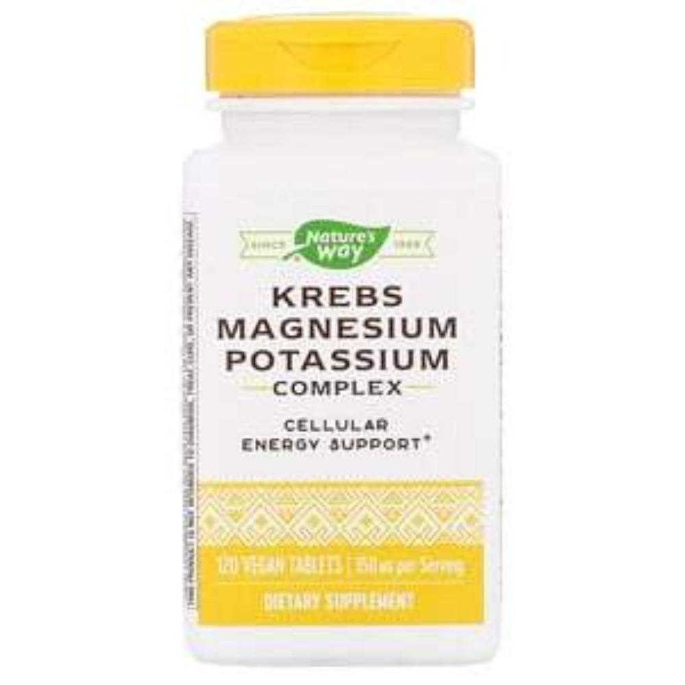 Nature's Way Krebs Magnesium Potassium Complex 120 Vegan Tablets Vitamins & Minerals Nature's Way