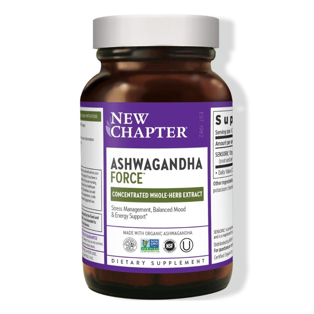 New Chapter Ashwagandha Force 60 Vege Capsules Herbs New Chapter