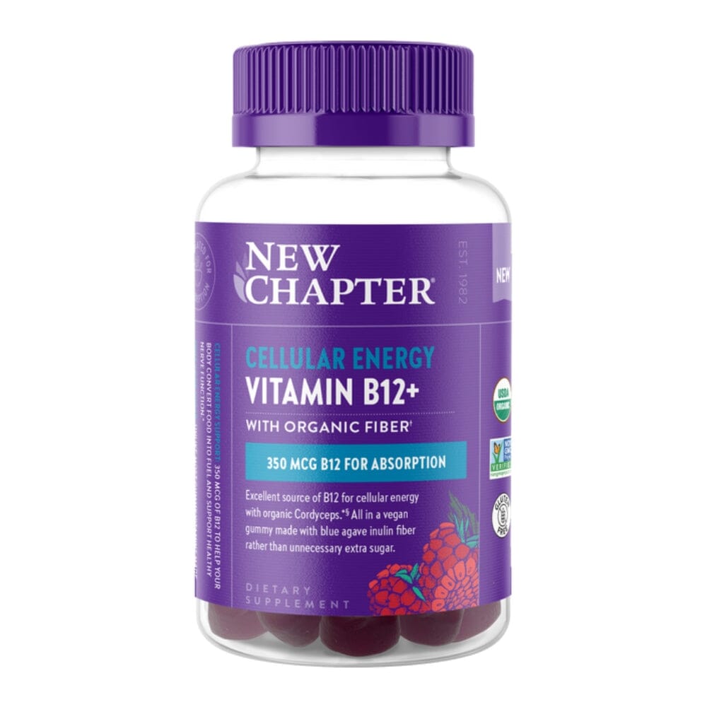 New Chapter Cellular Energy Vitamin B12+ 60 Gummies Vitamins & Minerals New Chapter