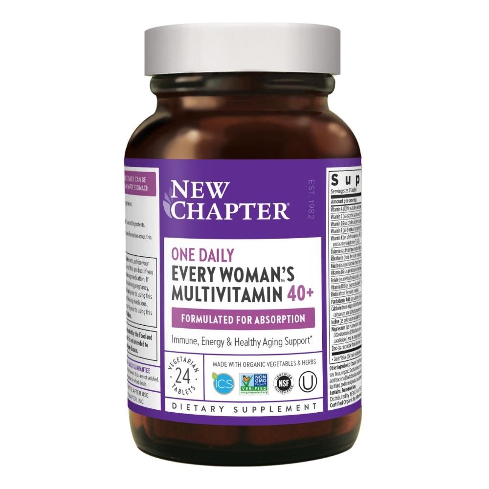 New Chapter Every Woman's One Daily 40+ 24 Tablets Multi Vitamins New Chapter