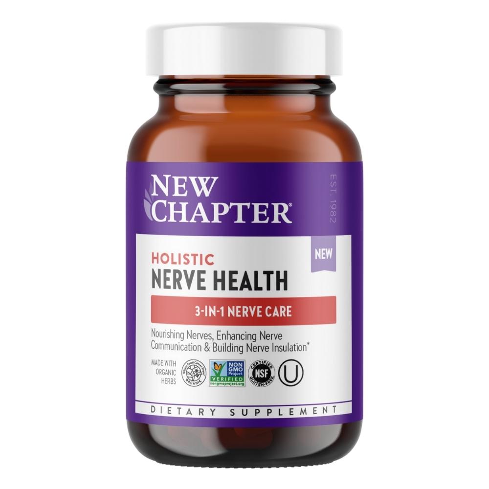 New Chapter Holistic Nerve Health 30 Vege Capsules Herbs New Chapter