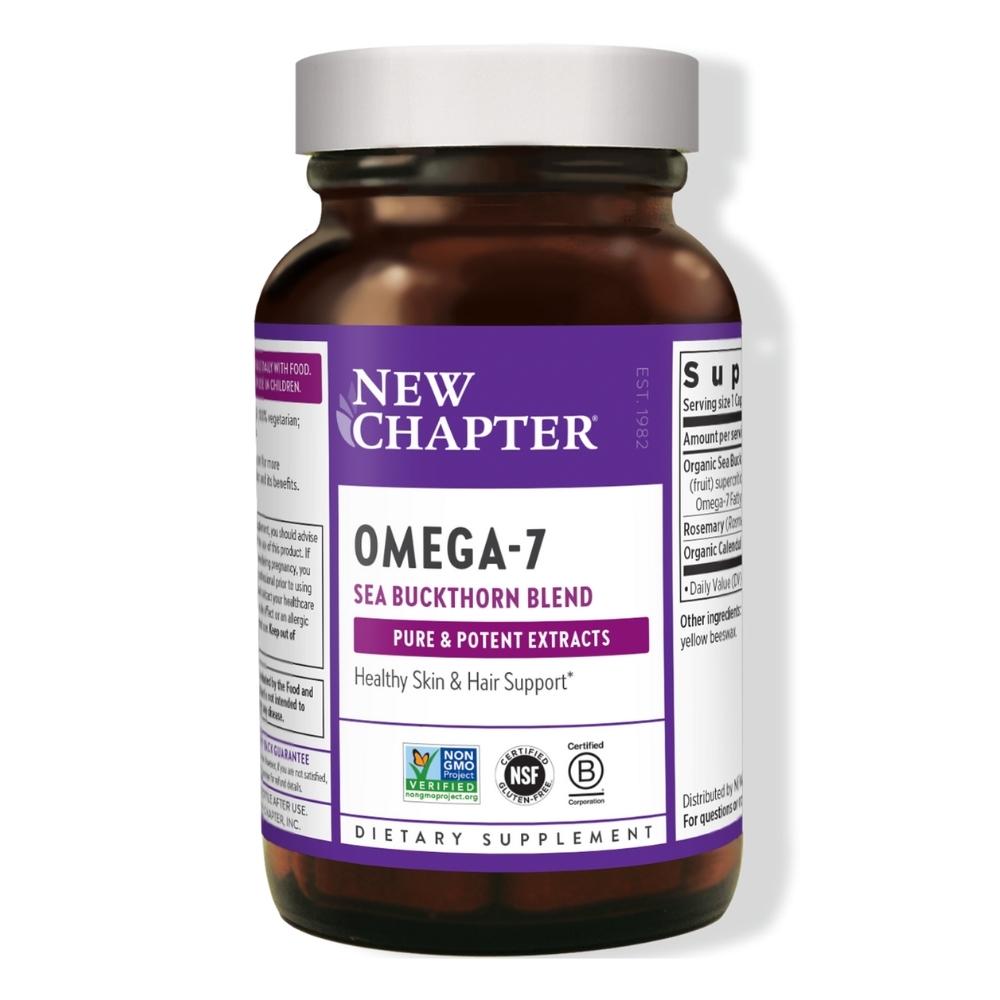 New Chapter Omega 7 60 Soft Gels Essential Fatty Acids & - Oils New Chapter