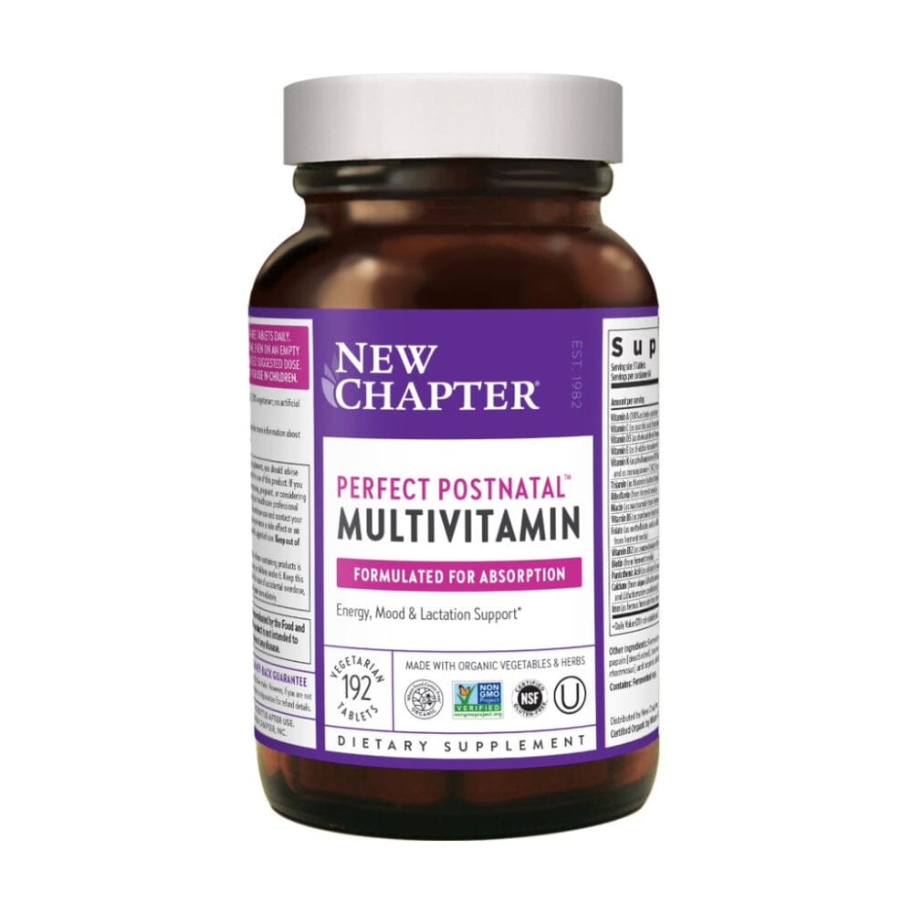 New Chapter Perfect Prenatal 192 Tablets Vitamins New Chapter