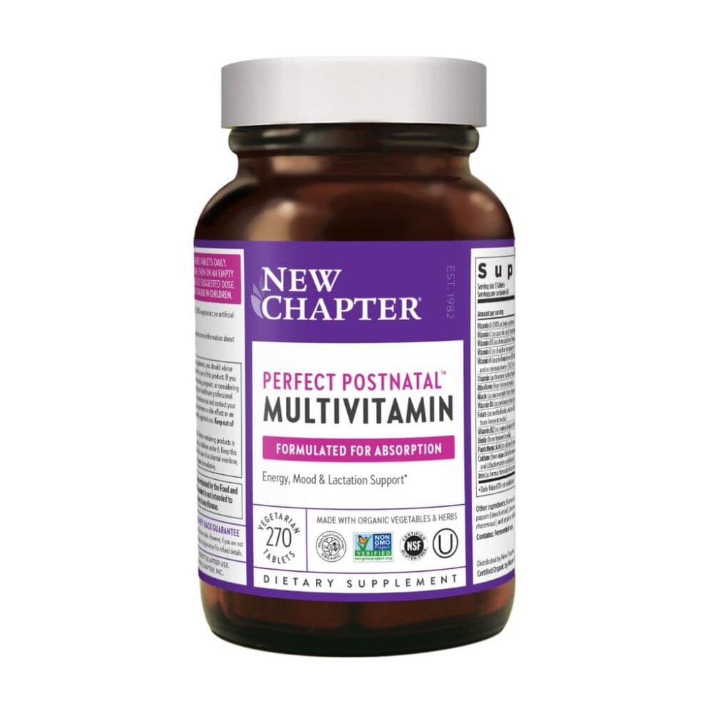 New Chapter Perfect Prenatal (a complete trimester) 270 Tablets Vitamins New Chapter