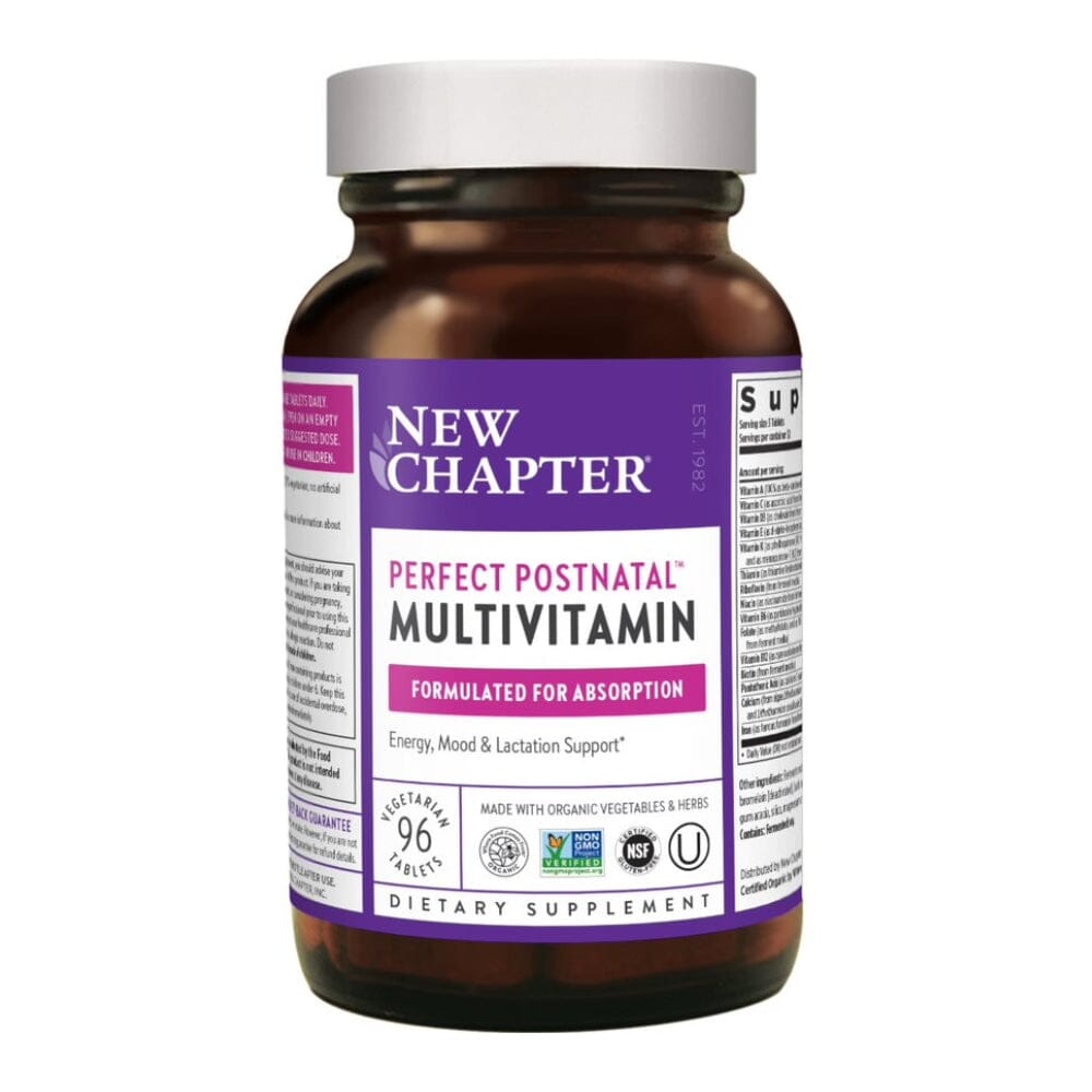 New Chapter Perfect Prenatal 96 Tablets Vitamins New Chapter