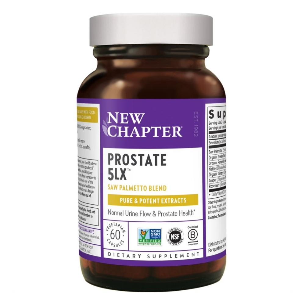 New Chapter Prostate 5LX 60 Liquid Capsules Herbs New Chapter