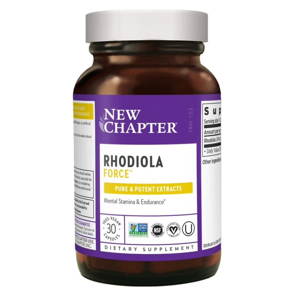 New Chapter Rhodiola Force 300 30 Vege Capsules Herbs New Chapter