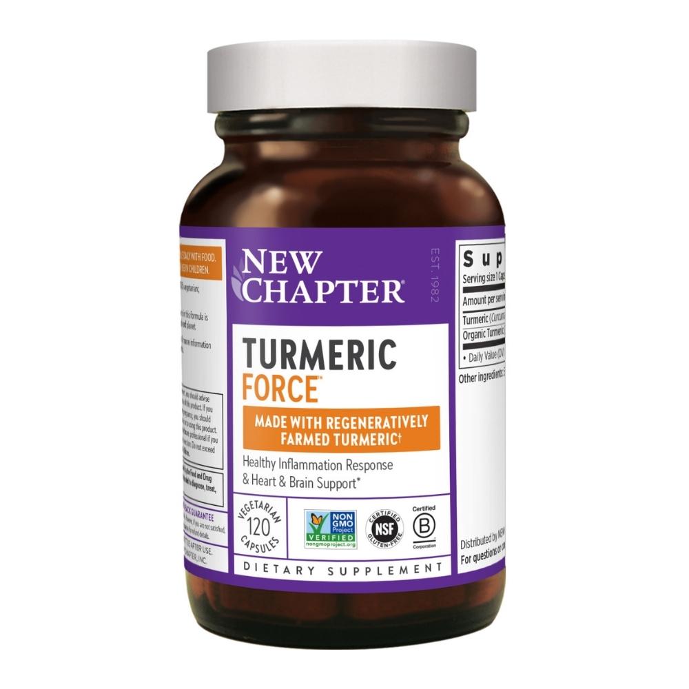 New Chapter TURMERIC FORCE 120 Capsules Herbs New Chapter