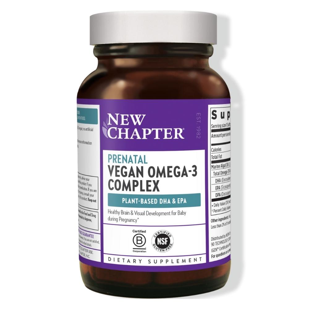 New Chapter Vegan Prenatal Omega 3 Complex 30 Vegetarian Soft Gels Essential Fatty Acids & - Oils New Chapter