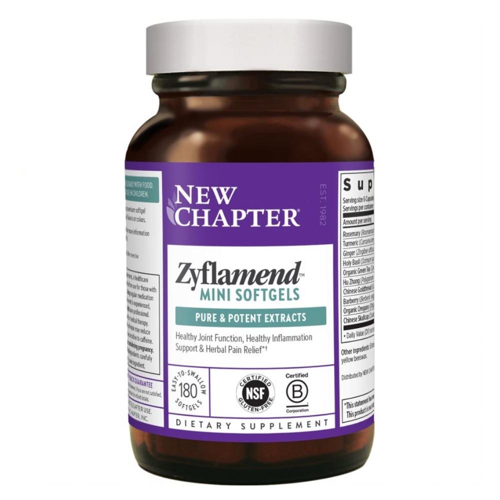New Chapter ZYFLAMEND TINY CAPS 180 Gels Specialty Health Products New Chapter