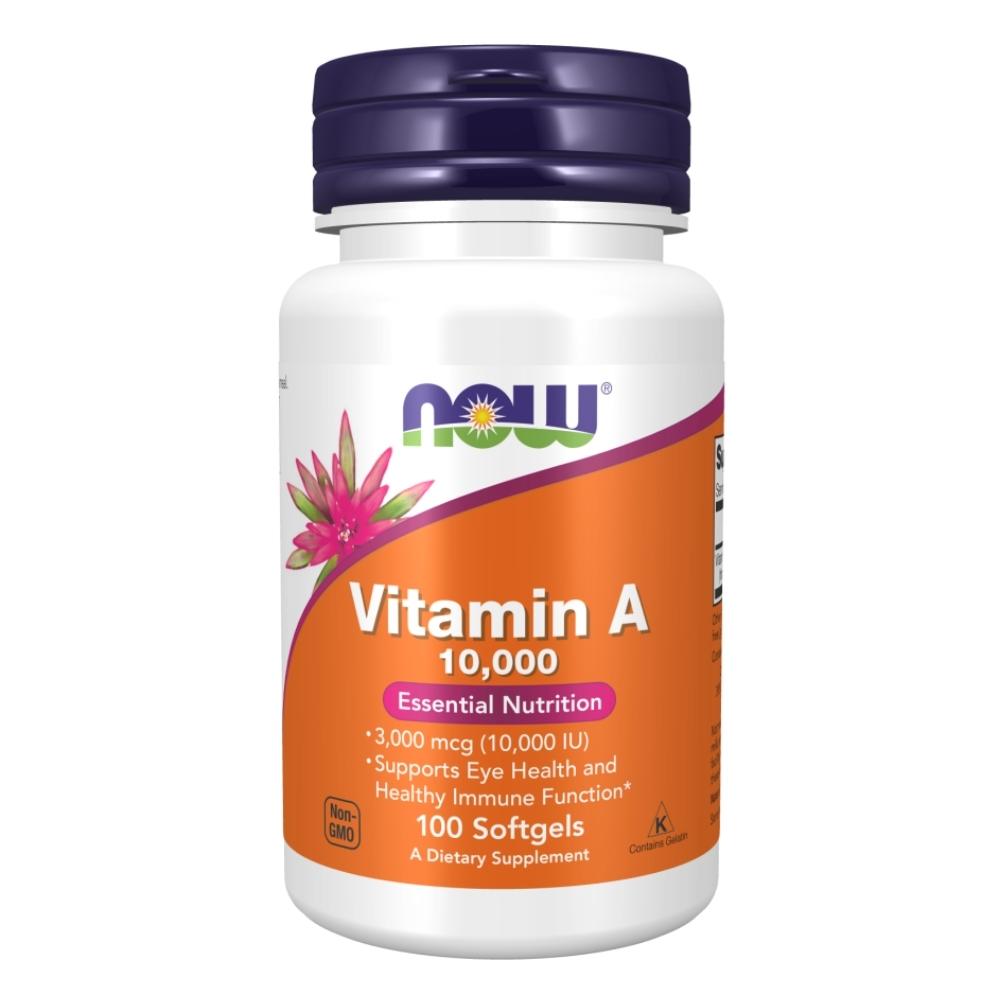 Now Foods A 10000 IU 100 Soft Gels Vitamins Now Foods