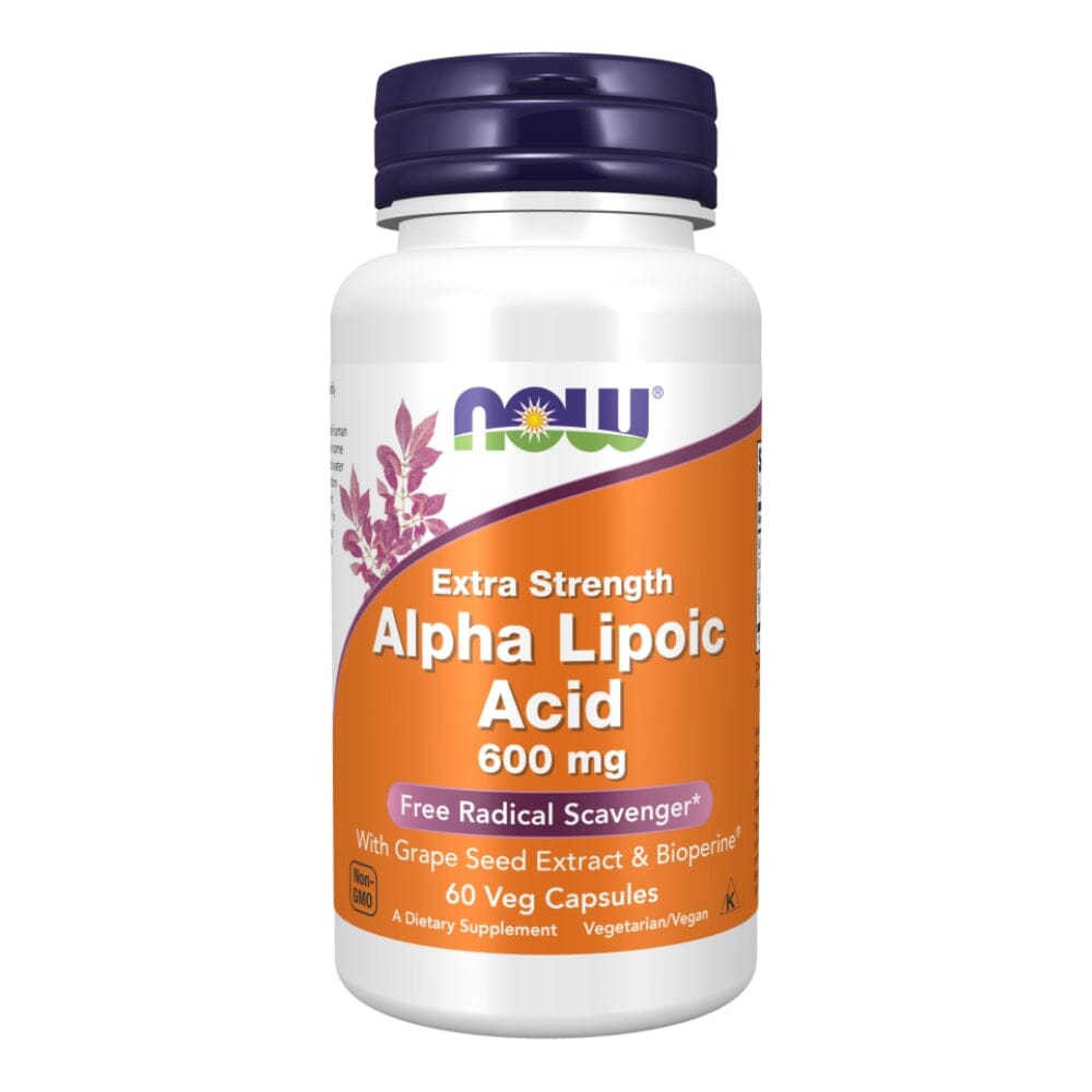 Now Foods Alpha Lipoic Acid 600 Mg 60 Vegetable Capsules Now Foods