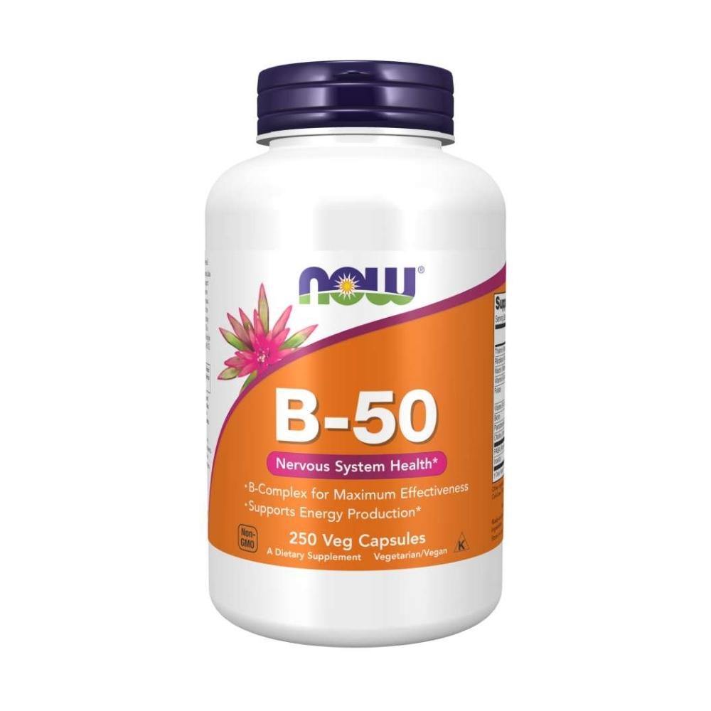 Now Foods B-50 250 Capsules Vitamins Now Foods