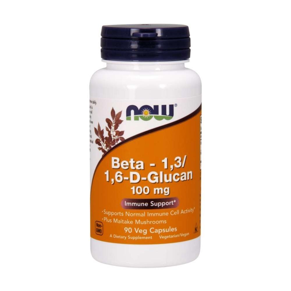 Now Foods Beta 1,3/1,6-D Glucan 100mg 90 Vege Capsules Antioxidants / CoQ-10 Now Foods