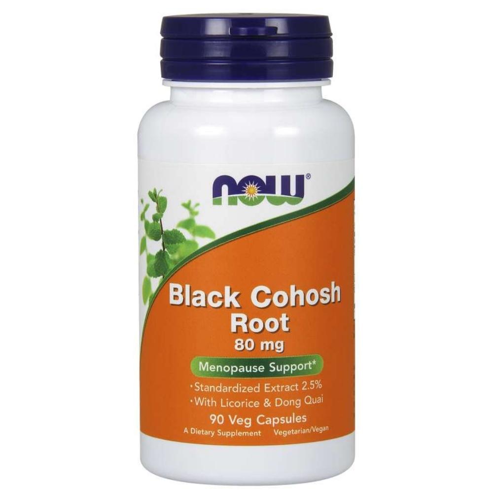 Now Foods Black Cohosh Root 80mg 90 Capsules Other Supplements Now Foods