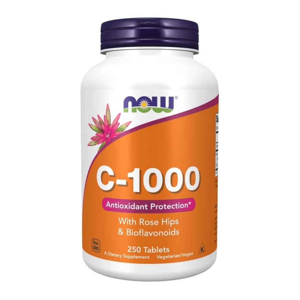 Now Foods C-1000 RH SR 250 Tablets Vitamins Now Foods