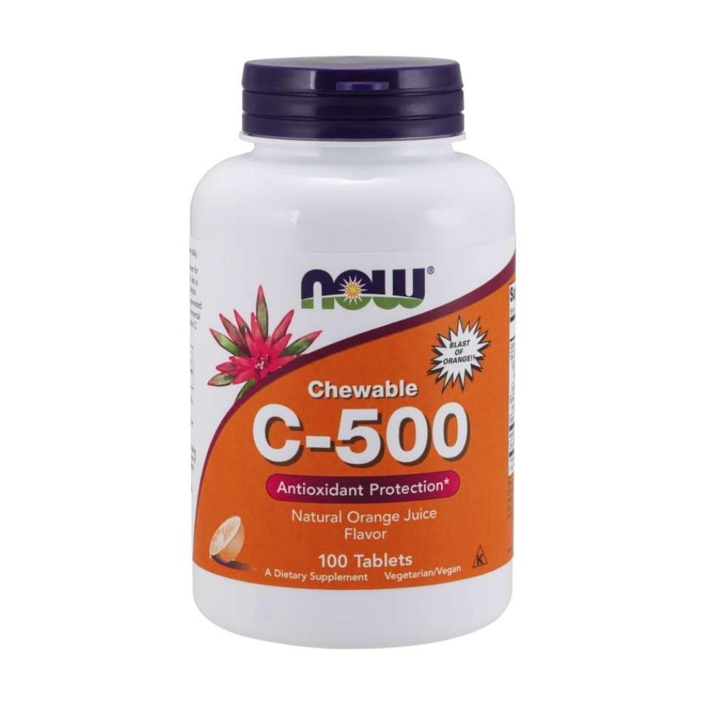 Now Foods C-500 Chew Orange 100 Tablets Now Foods