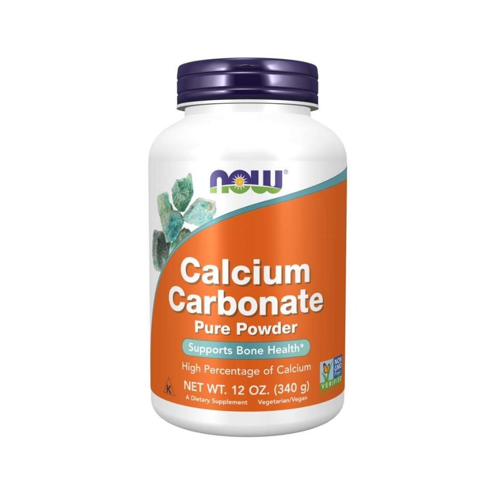 Now Foods Calcium Carbonate Powder 12 Oz Minerals Now Foods