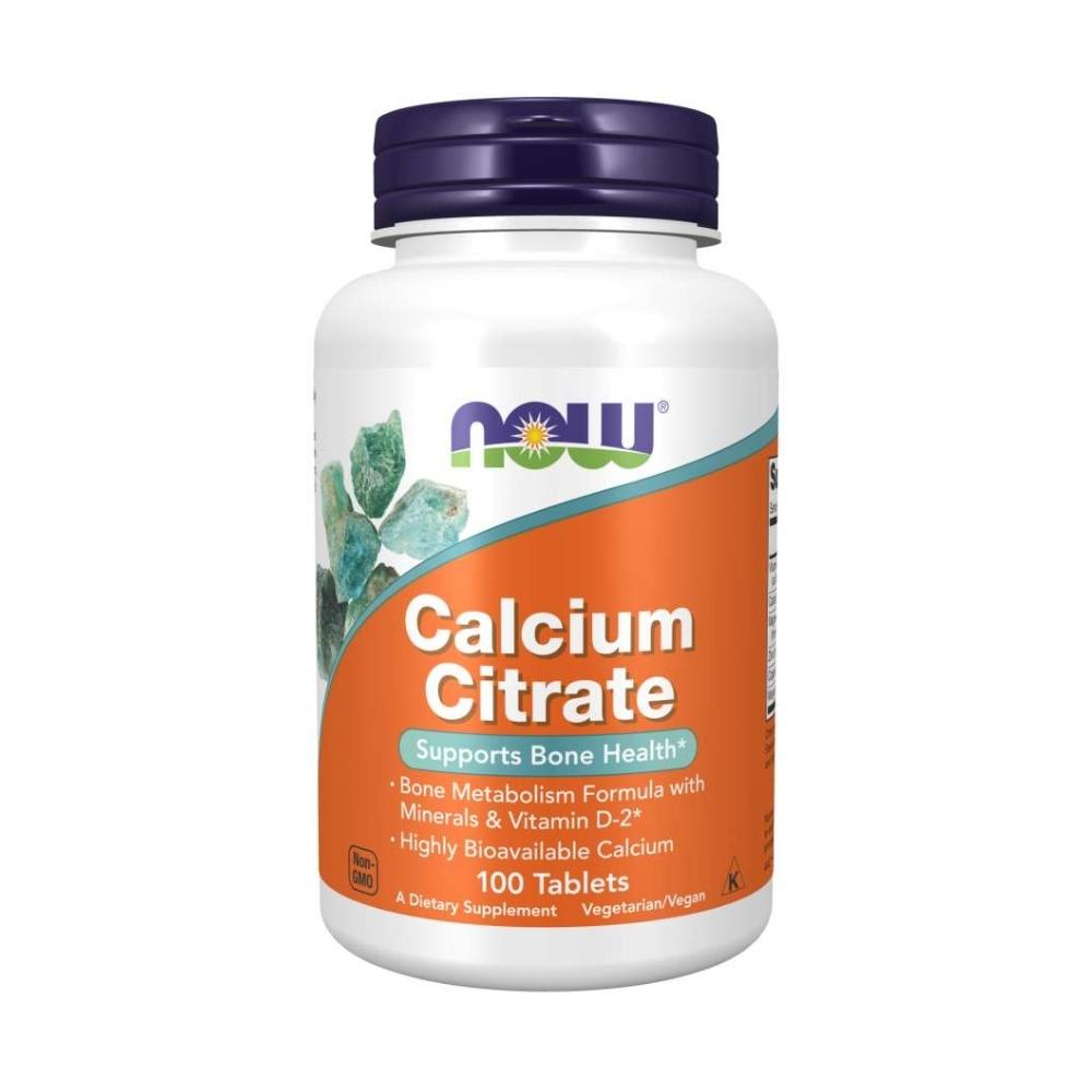 Now Foods Calcium Citrate W / Min 100 Tablets Minerals Now Foods
