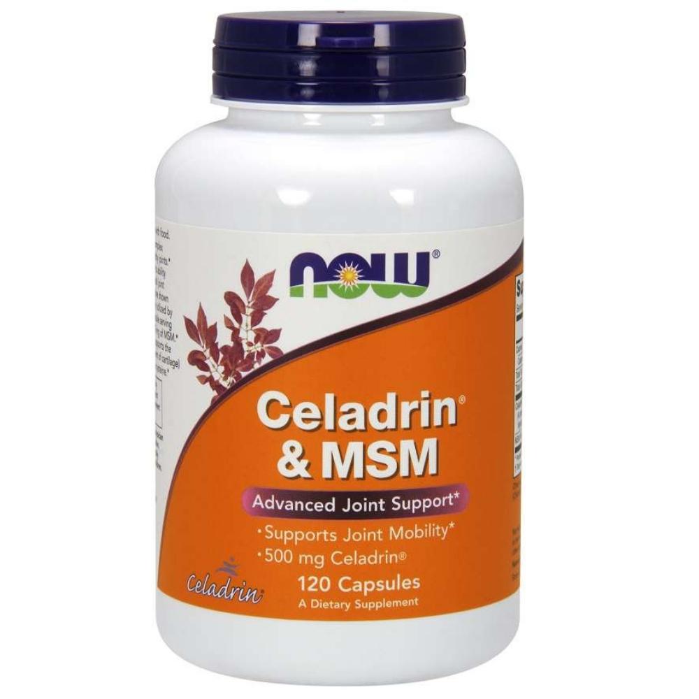 Now Foods CELADRIN & MSM 500mg 120 Capsules Joint Aid Now Foods