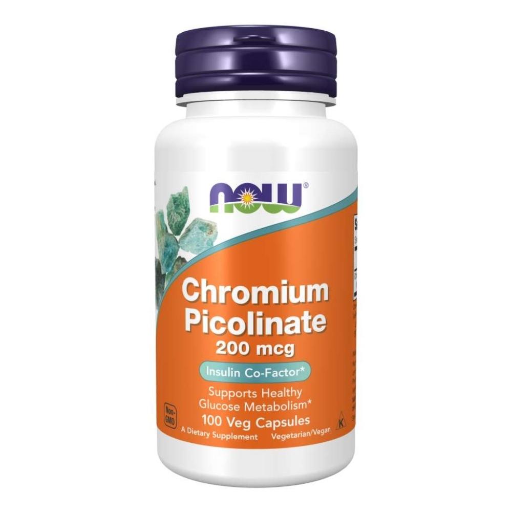 Now Foods Chromium Picolinate 200 Mcg 100 Capsules Now Foods