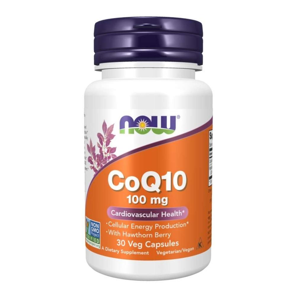 Now Foods CoQ10 100 Mg 30 Vegetable Capsules Antioxidants / CoQ-10 Now Foods