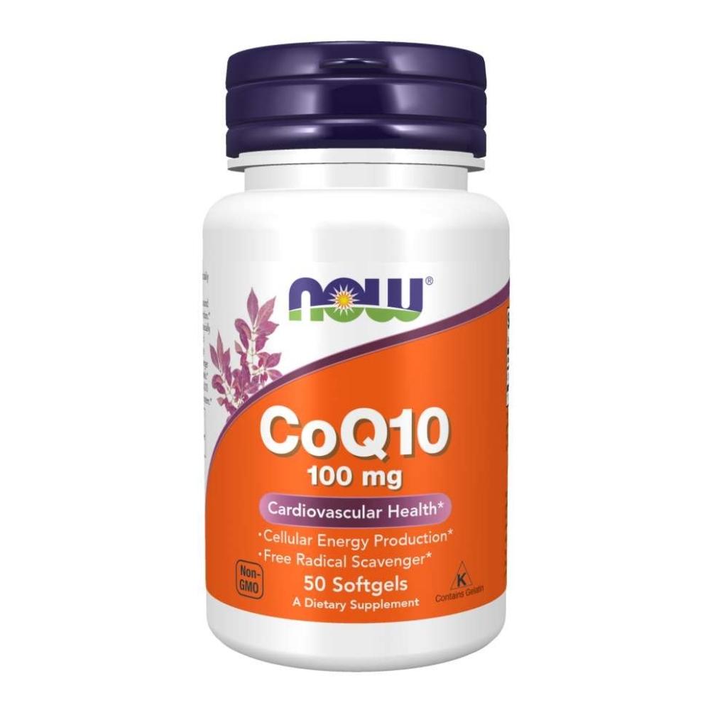 Now Foods CoQ10 100mg 50 Gels Now Foods