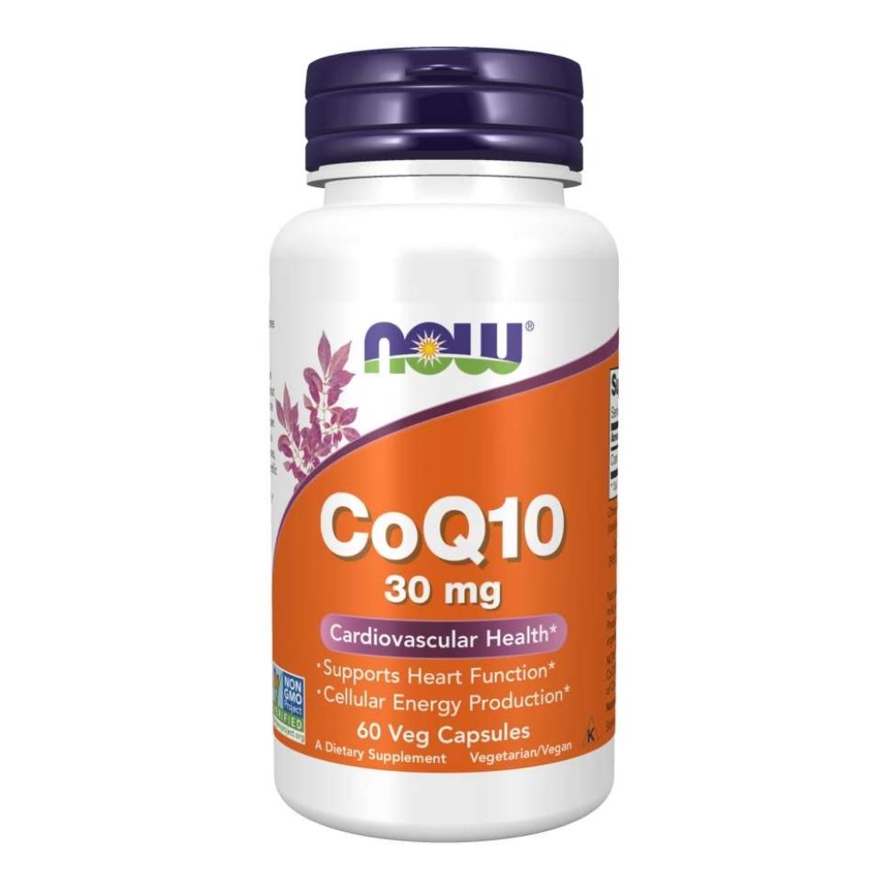 Now Foods CoQ10 30 Mg 60 Vegetable Capsules Antioxidants / CoQ-10 Now Foods